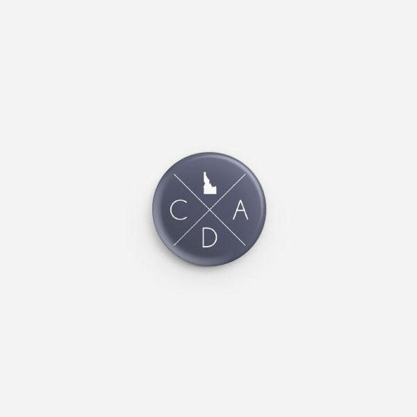 Original CDA IDAHO Logo Button