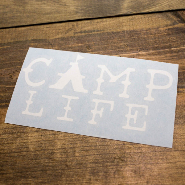 Camp Life Decal