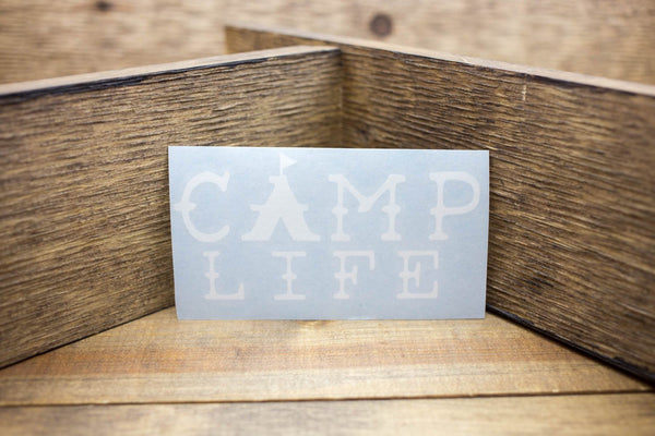 Camp Life Decal