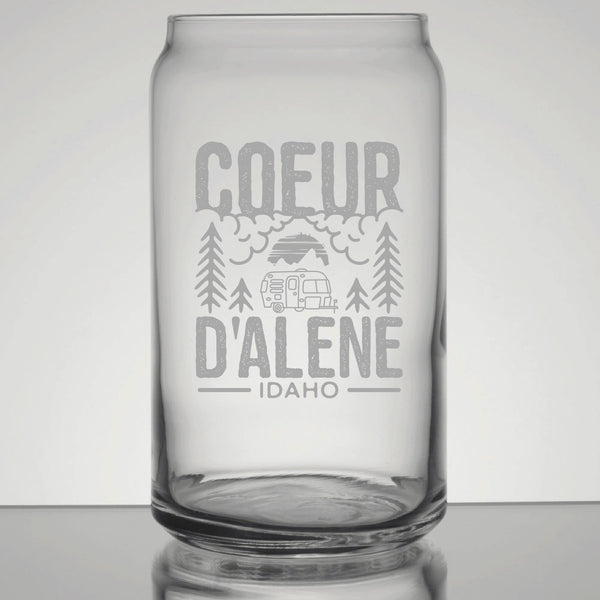 Coeur d'Alene Camping Pint Glass