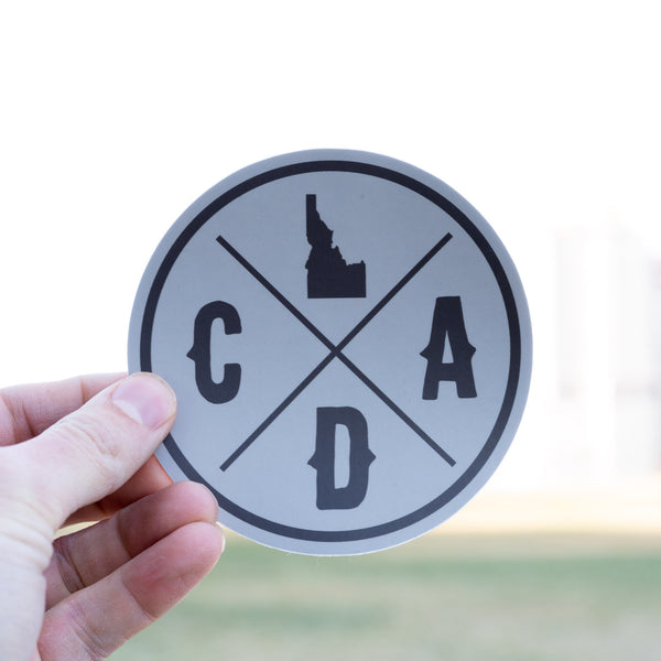 Bold CDA IDAHO Logo Stickers