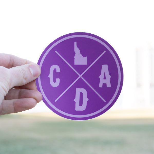 Bold CDA IDAHO Logo Stickers