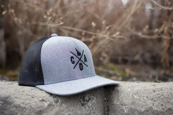 CDA Logo Gray Heather Trucker Hat