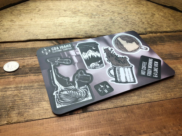 Idaho Coffee Essentials Sticker Sheet