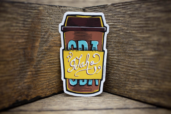 CDA Idaho Coffee To Go Sticker