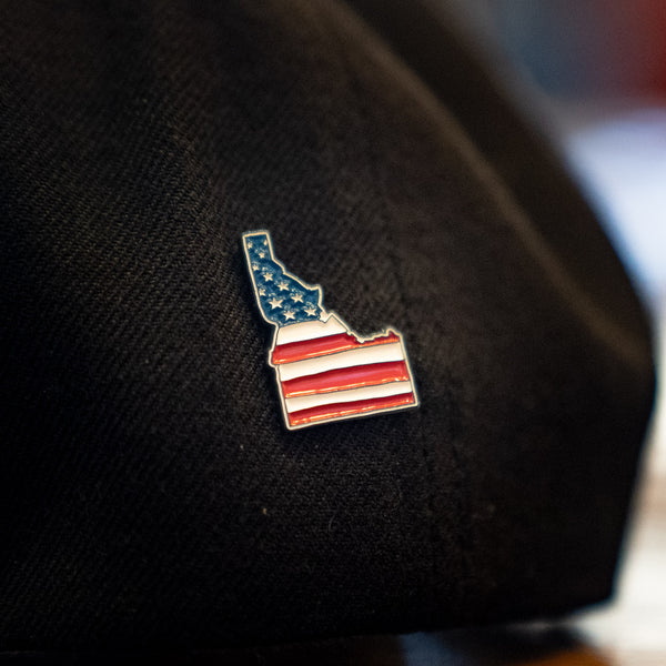 Idaho US Flag Enamel Lapel Pin