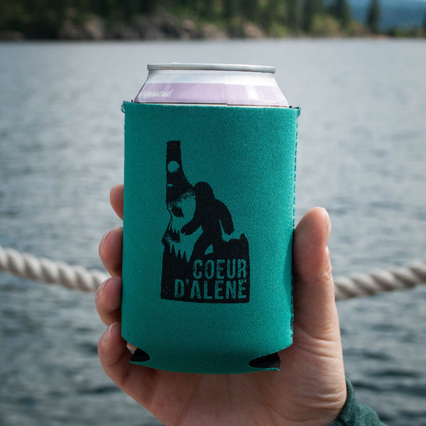 Coeur d'Alene Night Bigfoot Coozie