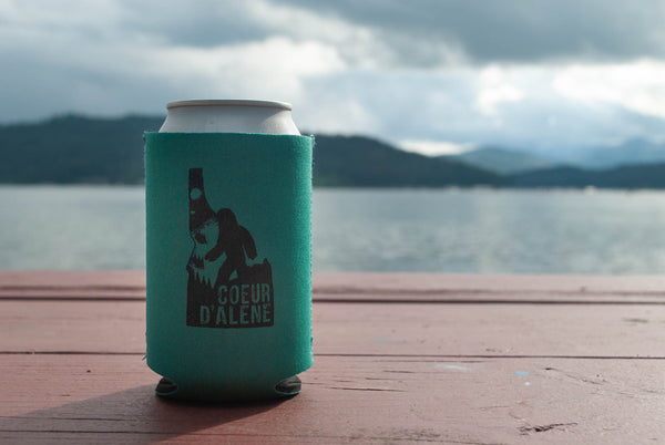 Coeur d'Alene Night Bigfoot Coozie