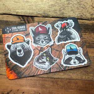 Idaho Critters Sticker Sheet