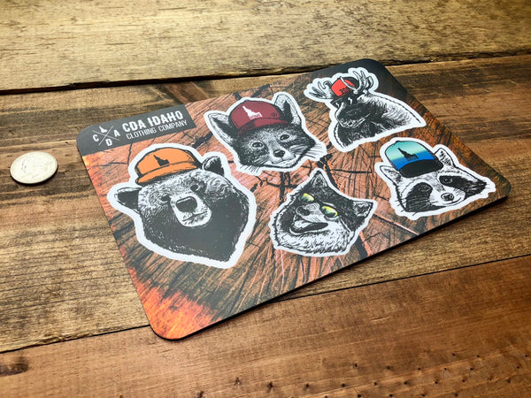 Idaho Critters Sticker Sheet