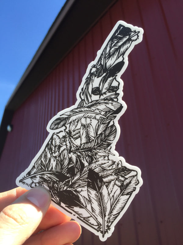 Idaho Feather State Sticker