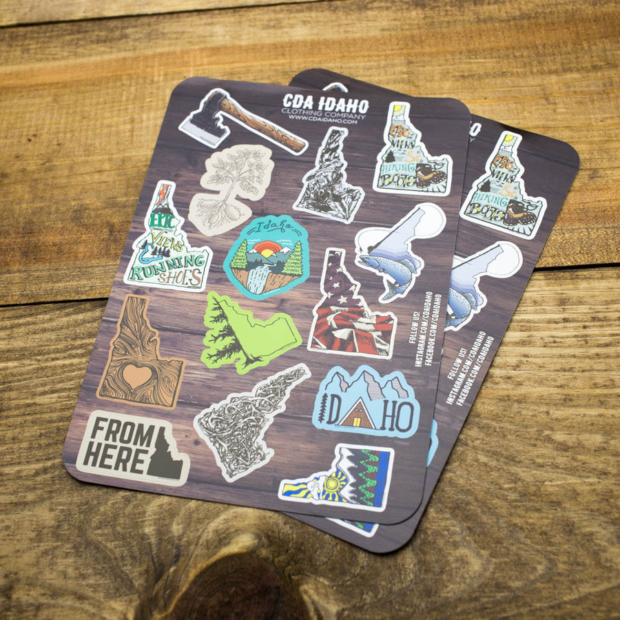 Idaho Stickers & Decals – CDA IDAHO Clothing Company