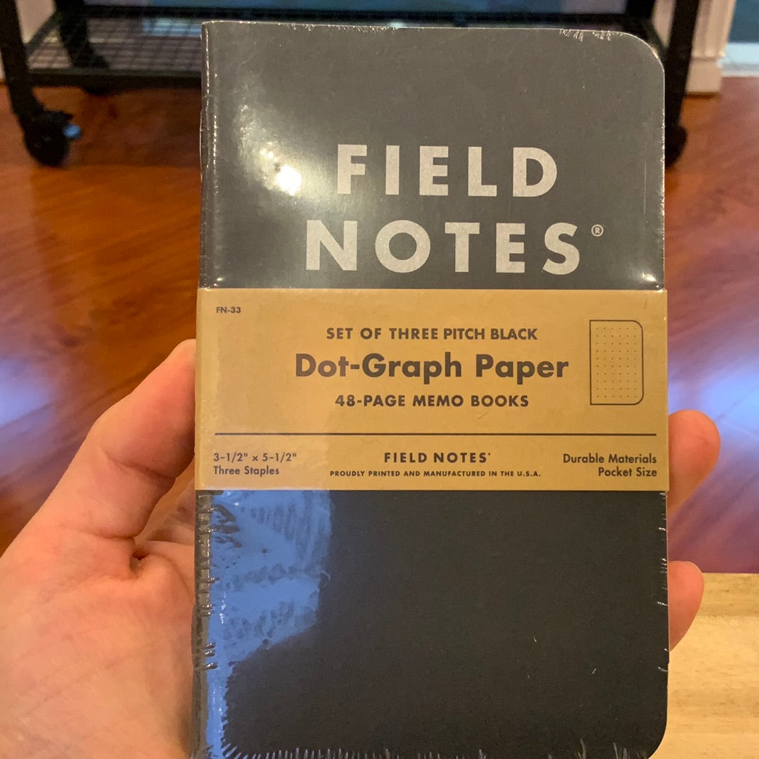 Field Notes DotGraph Paper CDA IDAHO Clothing Company