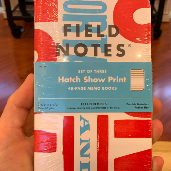 Field Notes Hatch Show Print