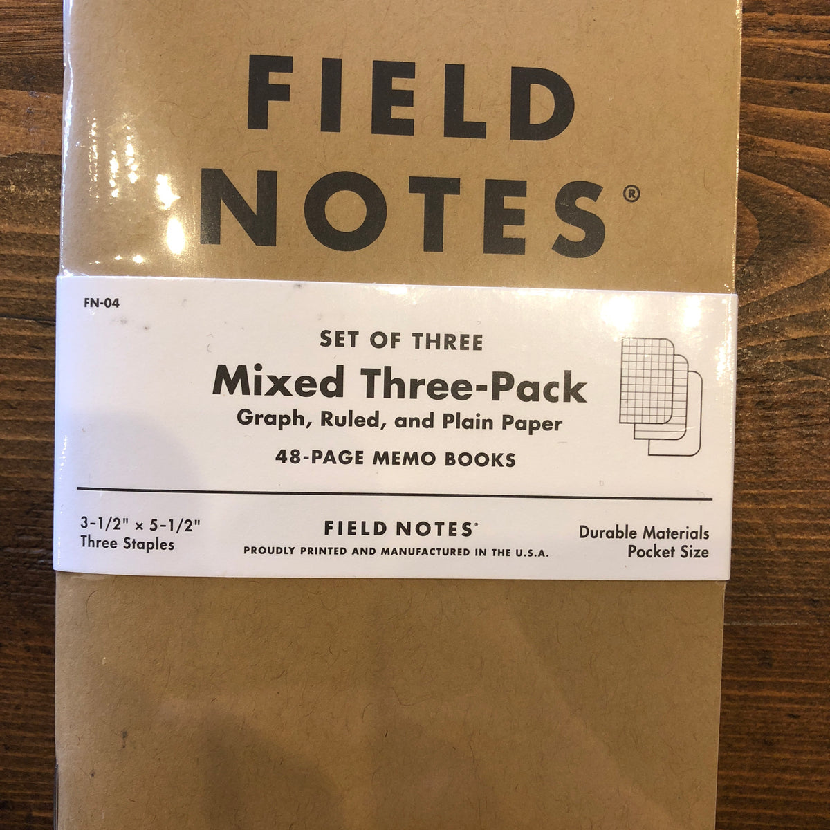 Field Notes Mixed 3 Pack – CDA IDAHO Clothing Company