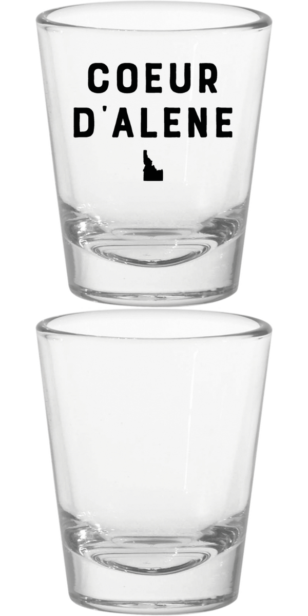 Coeur d'Alene Idaho 1.5oz Shot Glass