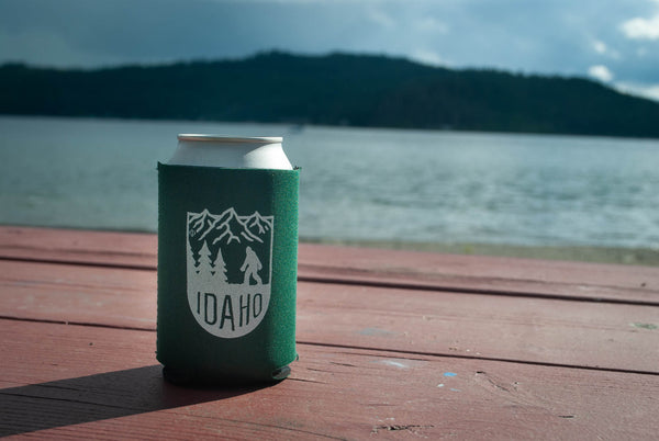 Bigfoot Idaho Mountains Coozie