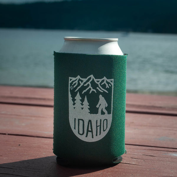 Bigfoot Idaho Mountains Coozie