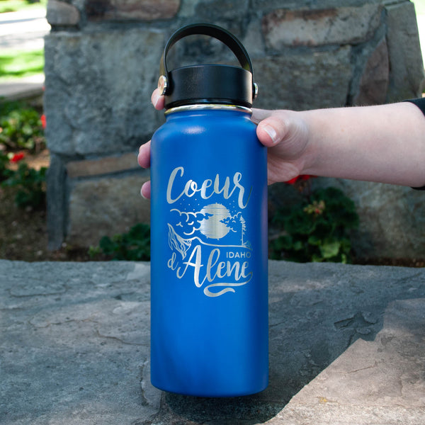 CDA Night Tubbs Blue 32oz. MakerFlo Flask