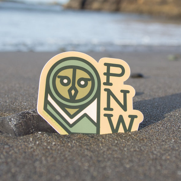 PNW Owl Sticker