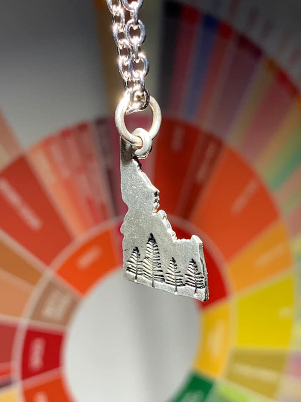 Silver Idaho Tree Necklaces