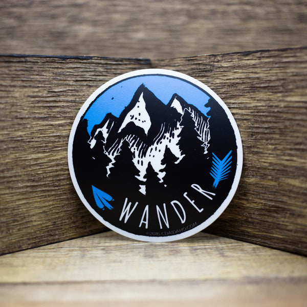 Wander Circle Sticker